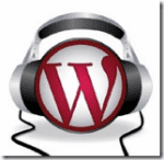 The WordPress podcast logo