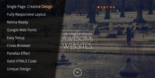 Venus - Responsive/Parallax/Retina Ready Template