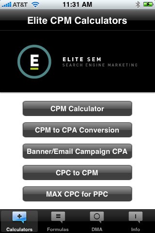 Elite SEM - Calculators