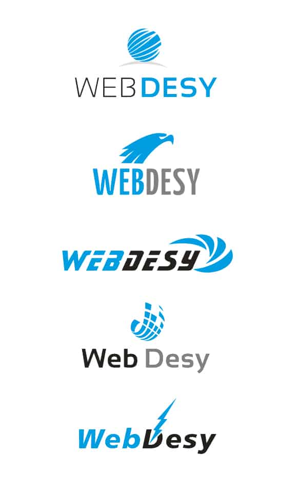 Logo sketches for WebDesy 2