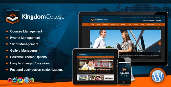 Kingdom College - Educational WordPress Theme