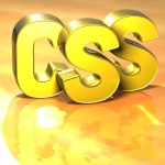3D Word CSS on yellow background