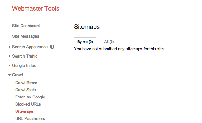 Sitemaps in Google Webmaster Tools
