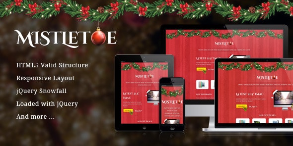 MistleToe - A Christmas Special Landing Page