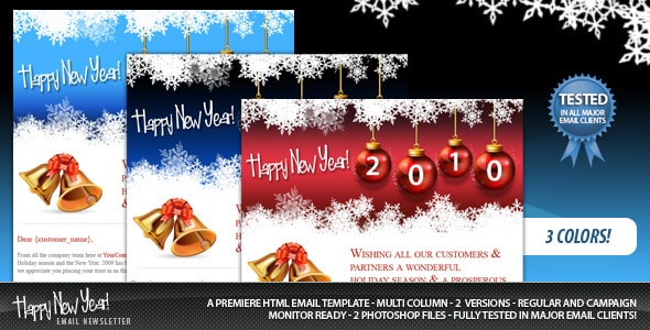Happy New Year Email