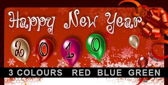 Happy New Year - 3 COLORs