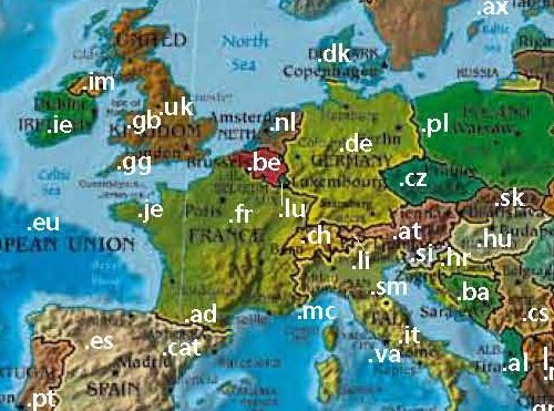 ccTLDs in Europe