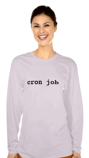 Cron job T-shirt