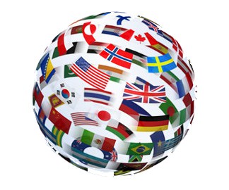 globe of flags