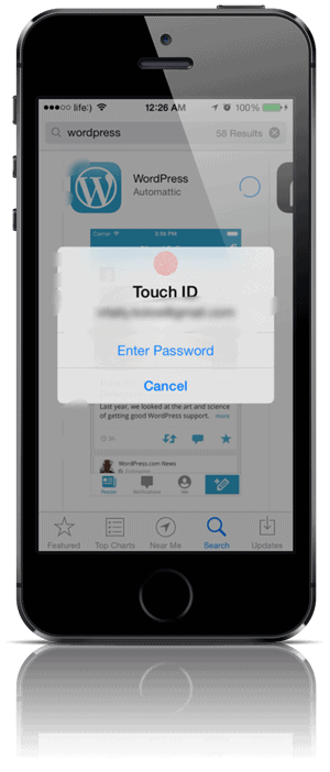 Touch ID in iPhone