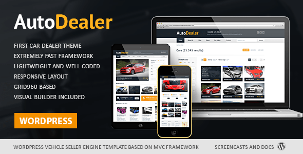 Auto Dealer - Car Dealer WordPress Theme