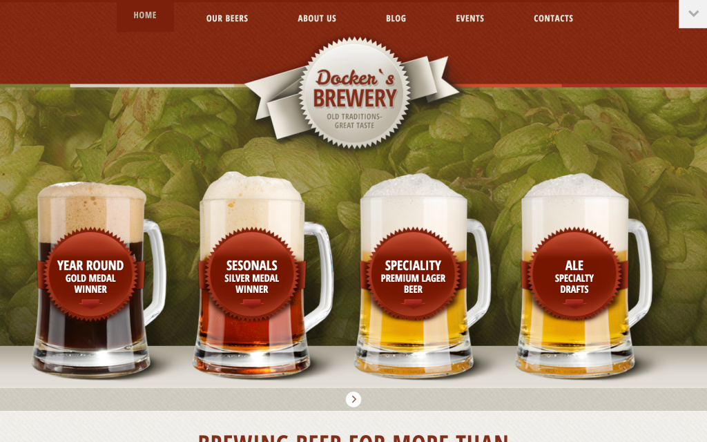 Premium Beer WordPress Theme