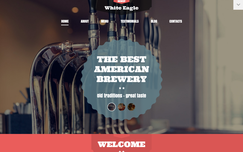 The Best American Brewer WordPress Theme