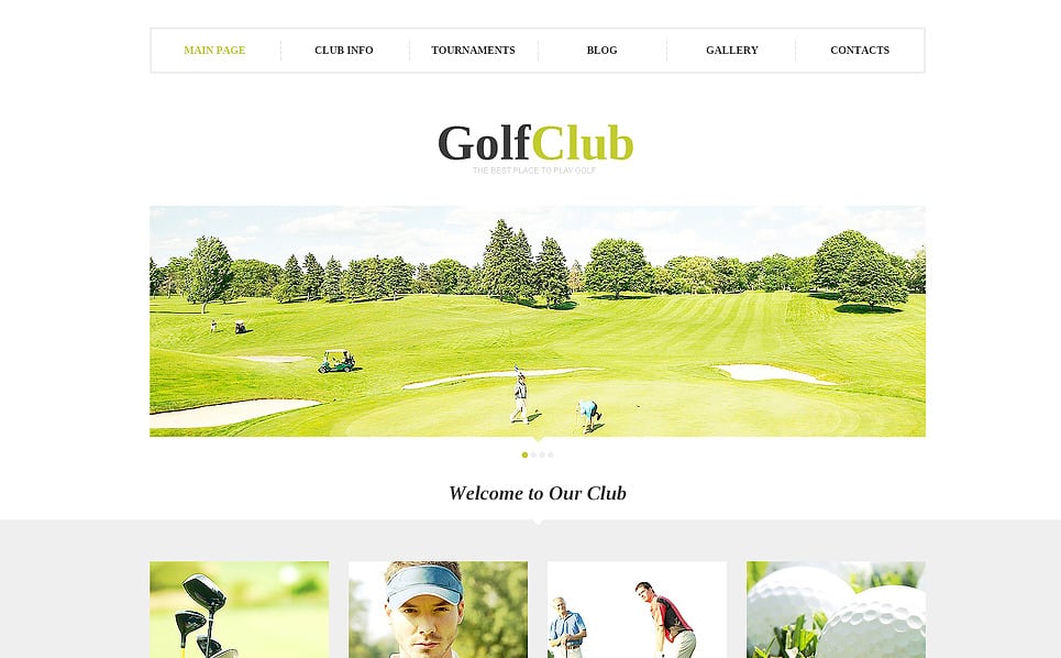 Golf Website Designs