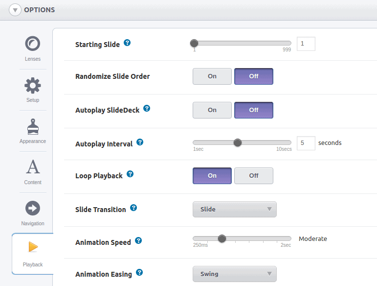 SlideDeck Dynamic Sources