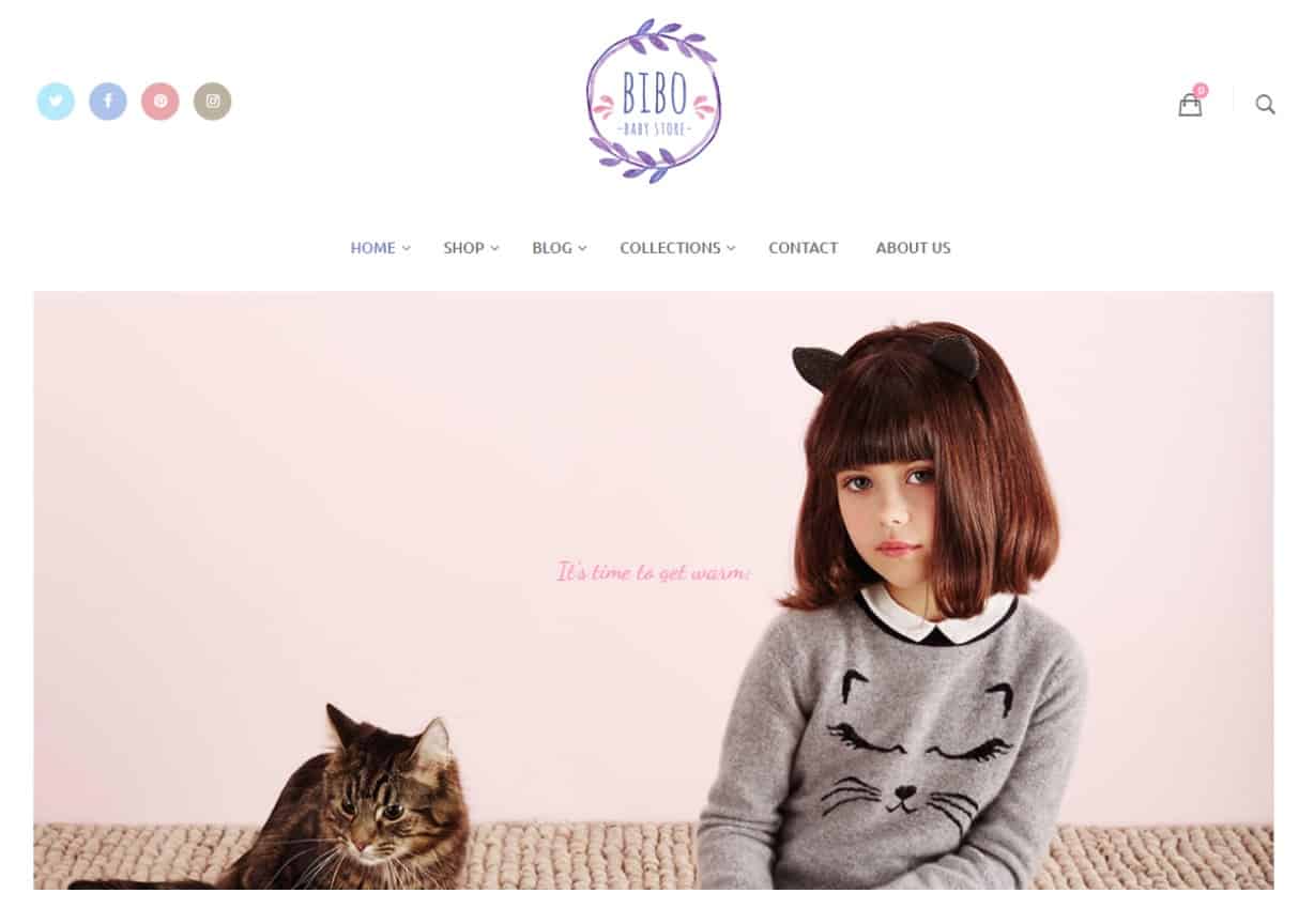 baby website template - Bibo Baby Store WooCommerce Theme