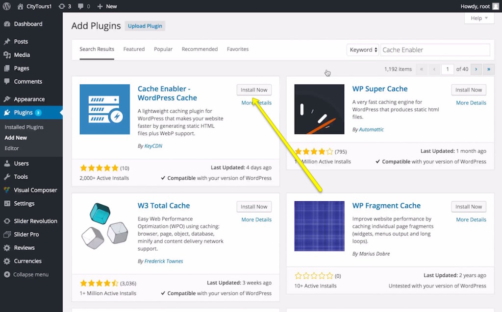 Cache Enabler Plugin