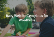 Baby Website Templates for WordPress