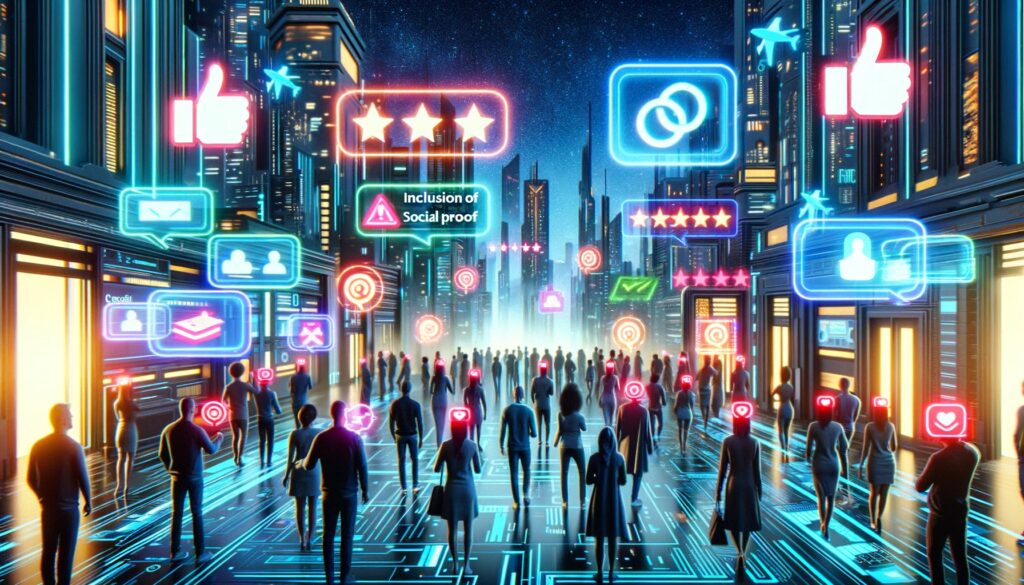 Inclusion of Social Proof