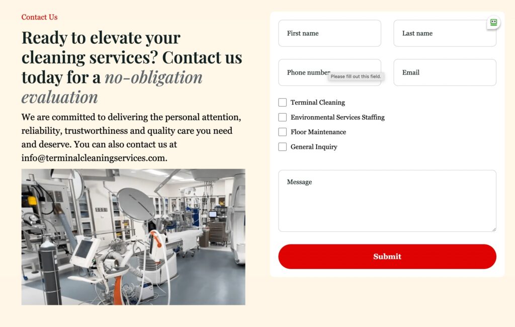 Easy-to-Find Contact Options